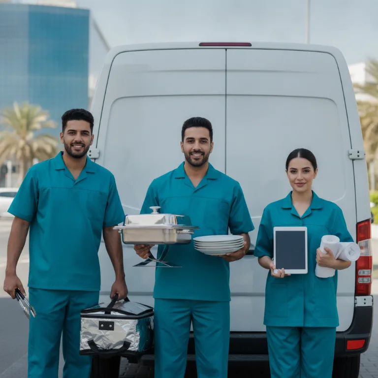خدمات تموين الشركات فريق في العين